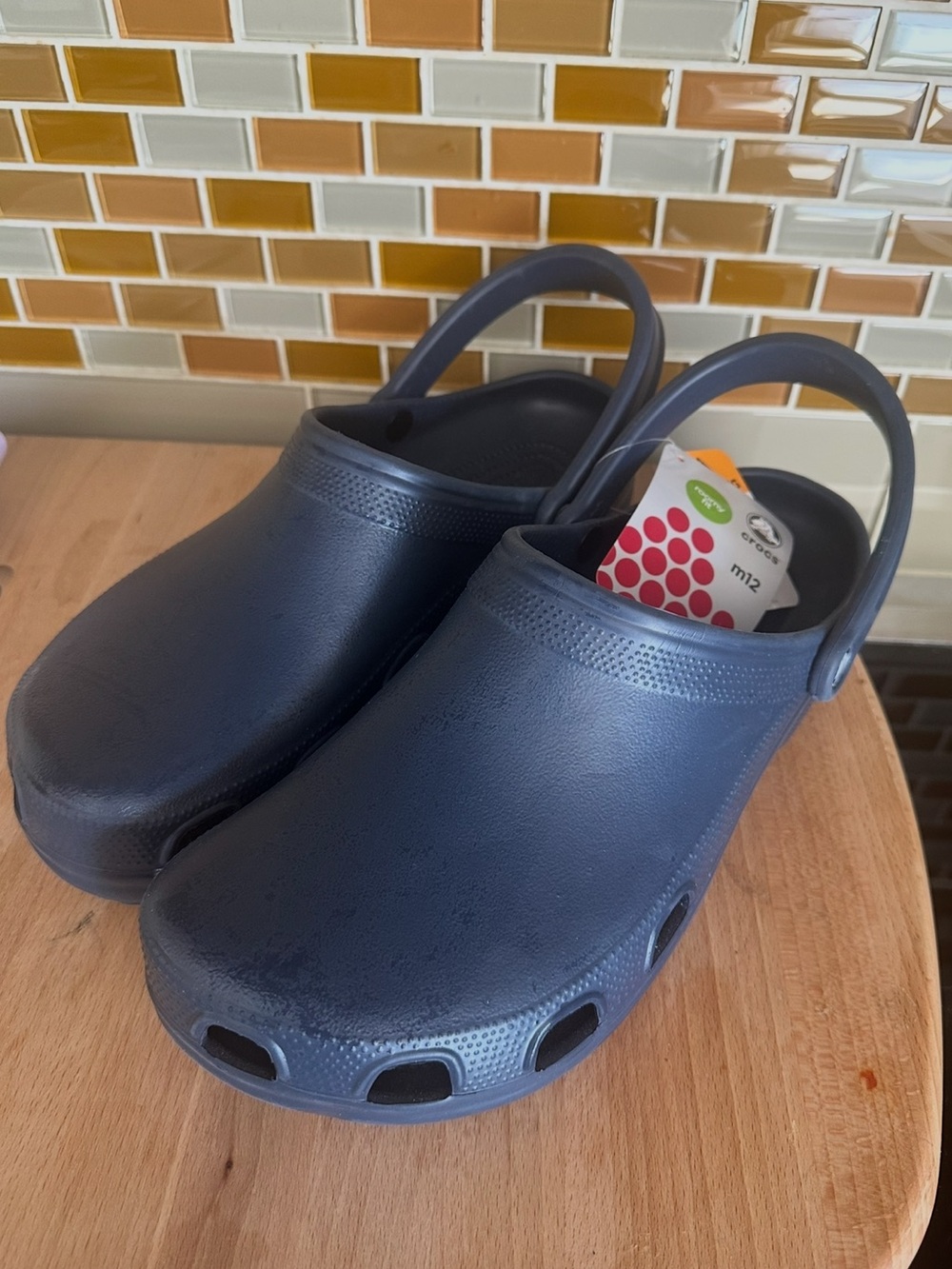 New CROCS Men’s Navy Blue Classic Clog Size 12